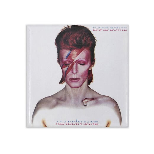 Magnet featuring the cover art of David Bowie&rsquo;s 1983 album &ldquo;Aladdin Sane&rdquo;