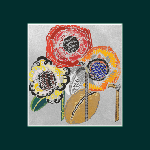 Plate 14 by &Eacute;douard B&eacute;n&eacute;dictus &ndash; 8 x 8" mounted print