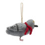 Pigeon with scarf felt decoration