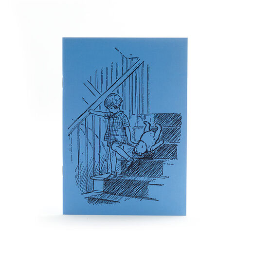 Blue Winnie-the-Pooh notebook