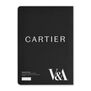 The reverse reads CARTIER with information about the jewellery below