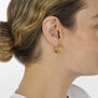 Moon phase hoop earrings by Ottoman Hands