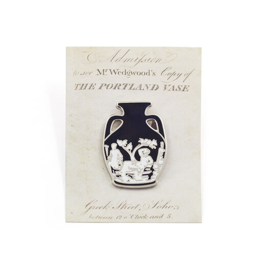 Portland vase enamel badge