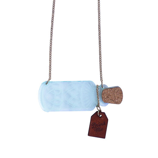 Drink Me necklace by Tatty Devine
