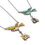 Bird and bee necklace by Annie Sherburne - assorted