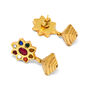 Sun earrings by Kastur Jewels