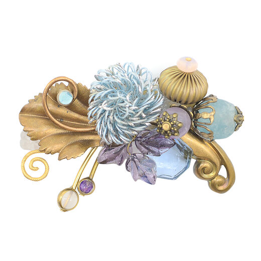 Pastel flower brooch by Joli