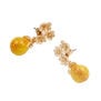 Pear drop earrings by Fable England