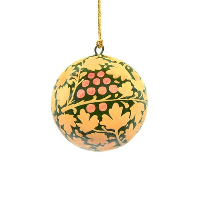 Small leaves and berries bauble