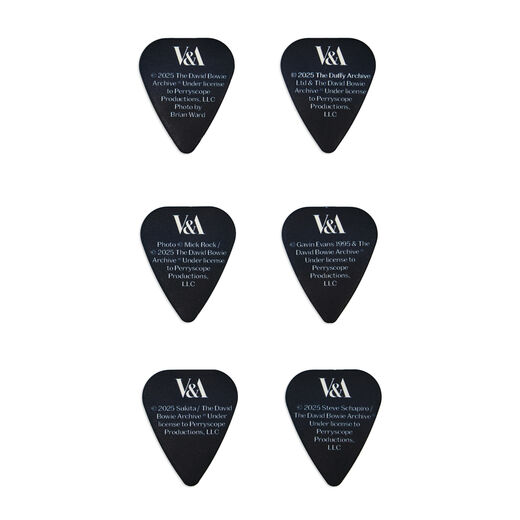 David Bowie album art guitar picks set