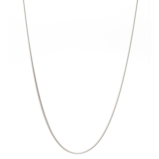 Silver chain necklace by Sarah Cavender