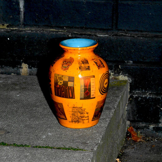 Peace!!!, Rave Culture Theory vase by Clink Street Ceramics