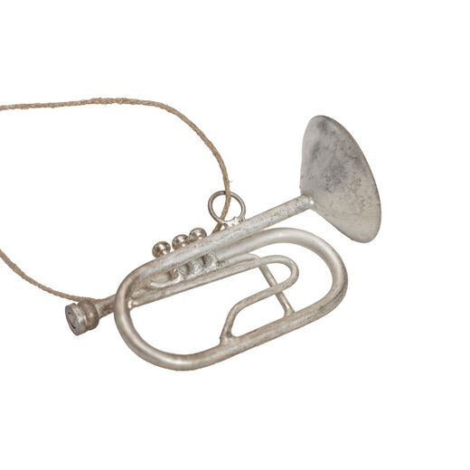 Silver trumpet decoration