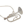 Silver trumpet decoration