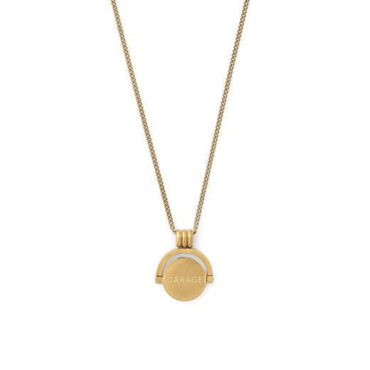 Garage + Grime spinner necklace by Hoops & Chains