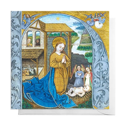 Medieval Nativity Christmas cards (pack of 6)
