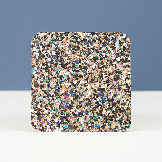 Beach Clean square coaster set