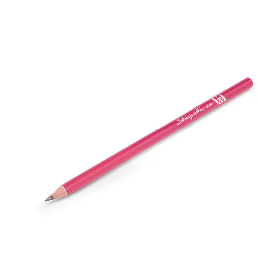 HB pencil featuring Schiaparelli and V&A logos