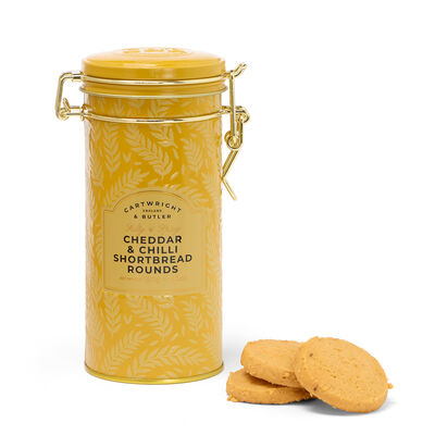 Cheddar and chilli shortbread