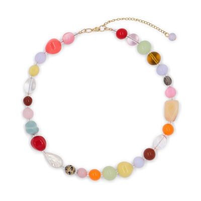 Sundae beaded necklace by Hattie Buzzard