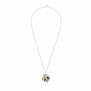 Art Deco ceramic pendant necklace