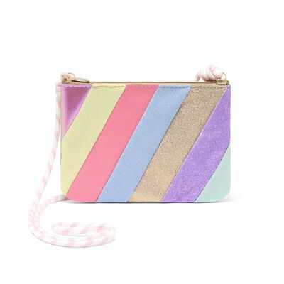 Rainbow stripe bag