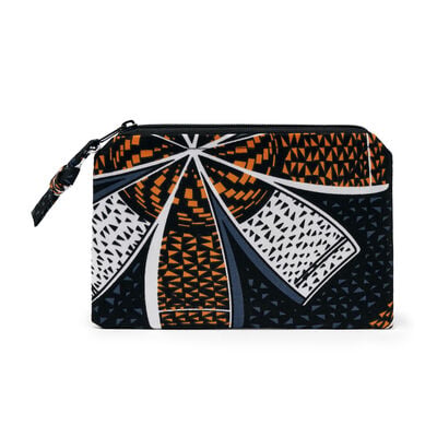 Deji wax print cotton pouch