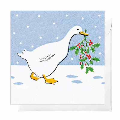 Goose Christmas cards (pack of 8)
