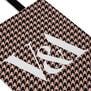 Pink Houndstooth tote bag