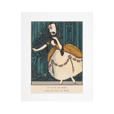 Evening dress  - 11 x 14 " mounted print