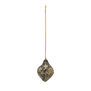 Gold leaves lantern bauble