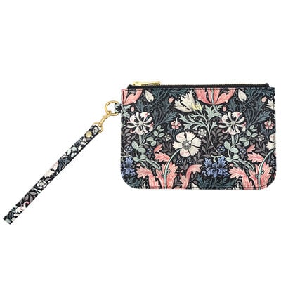 William Morris Compton leather clutch bag