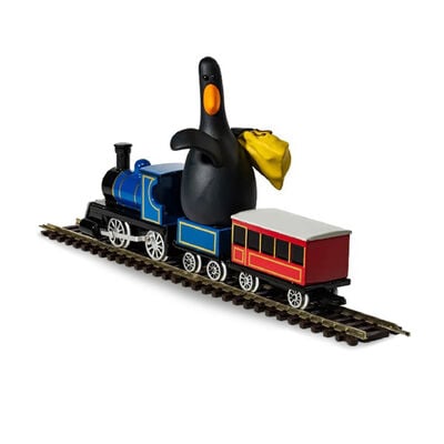 The Wrong Trousers Corgi Train - Feathers McGraw
