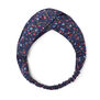 Navy floral soft headband