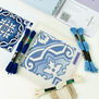 DIY Portugal tile needlepoint kit