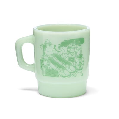 Living Objects green mug by Gavin Connell