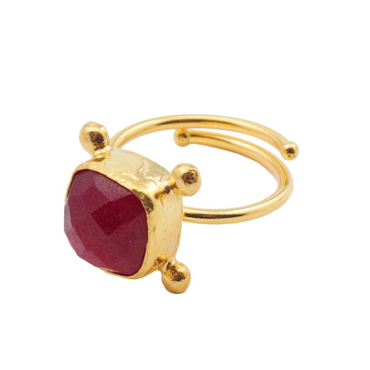 Red agate ring by Ottoman Hands