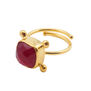 Red agate ring by Ottoman Hands
