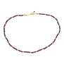 Garnet bead necklace by Mounir