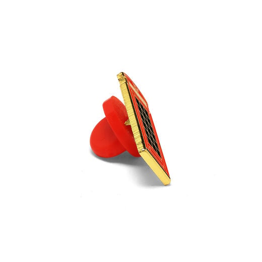 London telephone booth enamel pin badge