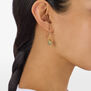 Prehnite hook earrings by Mirabelle