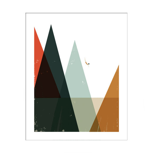 Nadadora Diver print by Blanca Gomez