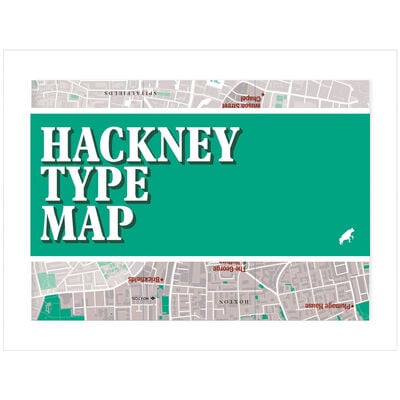 Hackney Type map