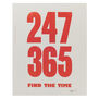 247/365 print by A Two Pipe Problem Letterpress