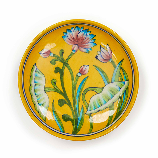 Decorative lotus plate