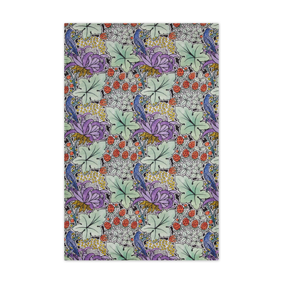 V&A Birds and Strawberries tea towel