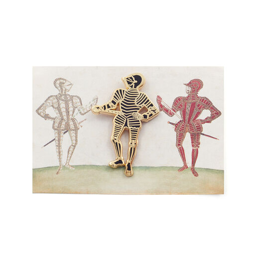 Armour enamel badge