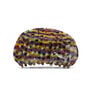 Multicoloured checkered hair claw