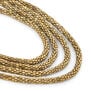 Long beaded snake necklace