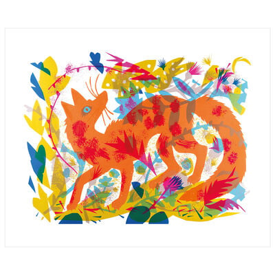 Fox greeting card